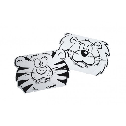 Resigilat - Set Masti Animate - Leu & Tigru - Calafant Resigilat - Set Masti Animate - Leu & Tigru - Calafant