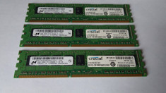 Ram 2 Gb DDR3 / Crucial 1066 Mhz PC3-8500E / Non-ECC / Unbuffered /Testate (44Q) foto