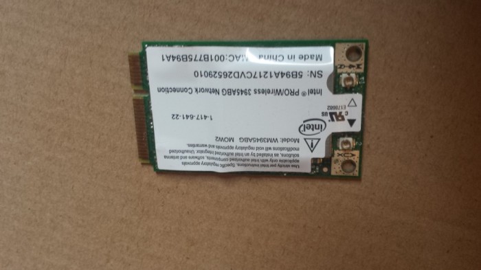 placuta wifi Sony Vaio VGN-CR21Z pcg 5j1m CR21S 5g2m 5G3L 5g2l cr190