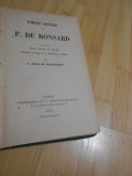 P. DE RONSARD--POEZII ALESE - 1885 - IN FRANCEZA