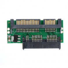 Adaptor convertor HDD / SSD 1.8" Micro SATA 16pini la 2.5" SATA 3 22pini
