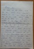 Scrisoare Lucia Demetrius catre Mia Groza, 4 pagini olografe