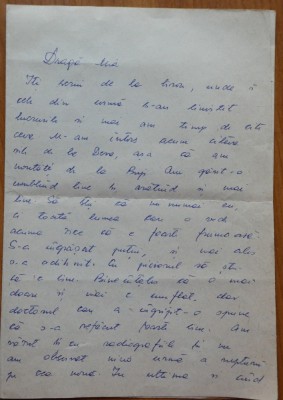 Scrisoare Lucia Demetrius catre Mia Groza, 4 pagini olografe foto