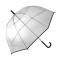 Umbrela transparenta in forma de clopot