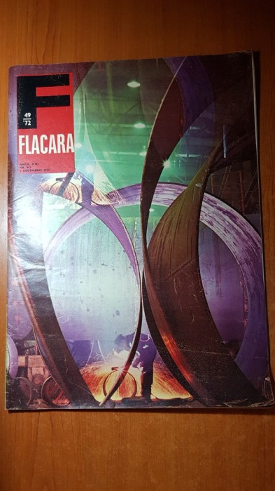 ziarul flacara 2 decembrie 1972-lansarea filmului rom. sageata capitanului ion foto mare ziarul flacara 2 decembrie 1972-lansarea filmului rom. sageata capitanului ion foto mare