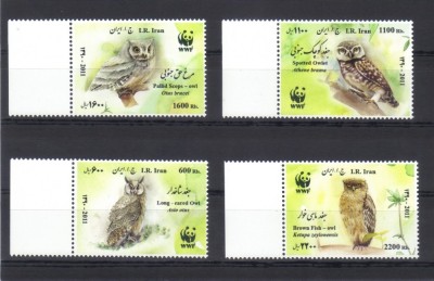 IRAN 2011, Fauna, WWF, serie neuzata, MNH foto