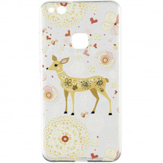 Husa Protectie Spate Star Bambi Transparent pentru HUAWEI P10 Lite foto