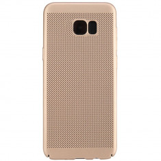 Husa Protectie Spate Star PINDOT_S7EDGEGOLD Dot Auriu pentru Samsung Galaxy S7 Edge foto