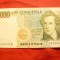 Bancnota 5000 Lire Italia 1985 , cal.buna