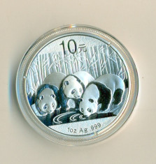 CHINA - 10 Yuan 2013 - 31.11 gr. Argint .999 - in capsula - UNC foto