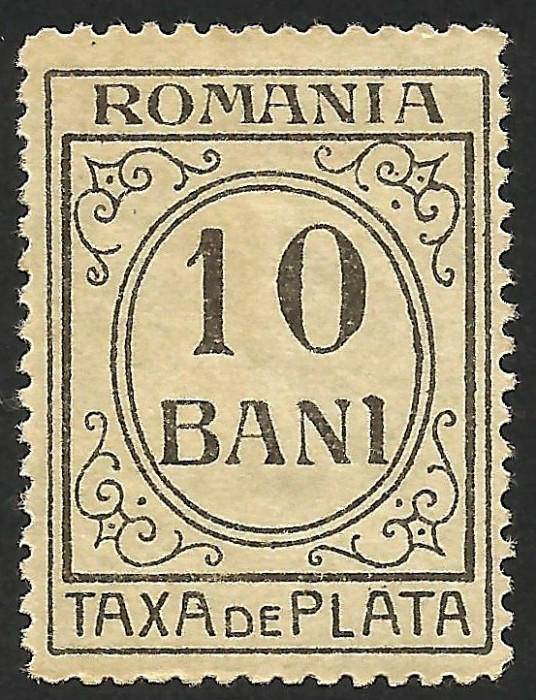 ROMANIA-VARIETATE-TAXA DE PLATA--1920 / 1926 MNH