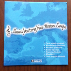 Musical Postcard From Western Europe cd disc selectii muzica pop europa 2007 NM