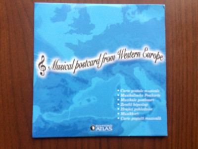 Musical Postcard From Western Europe cd disc selectii muzica pop europa 2007 NM foto