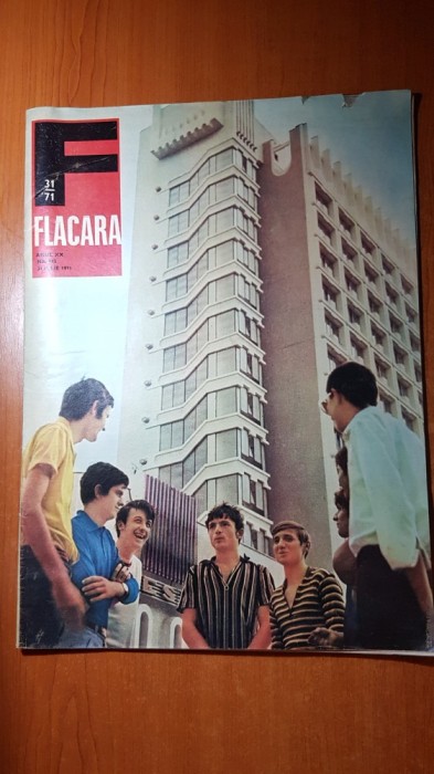 ziarul flacara 31 iulie 1971-art. orasul timisoara,ceausescu vizita in r.valcea foto mare ziarul flacara 31 iulie 1971-art. orasul timisoara,ceausescu vizita in r.valcea foto mare