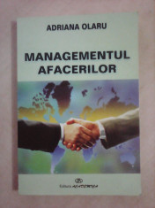 Managementul afacerilor - ADRIANA OLARU foto