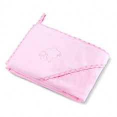 Prosop cu gluga Sheep 80 x 80 cm Pink foto