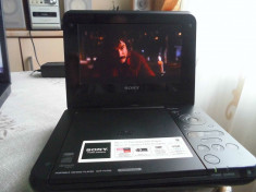 DVD PORTABIL CU USB SONY DVP-FX750 PERFECT FUNCTIONAL BATERIA 2,5 ORE foto