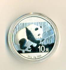 CHINA - 10 Yuan 2016 - 31.11 gr. Argint .999 - in capsula - UNC foto