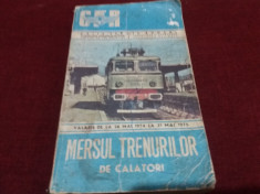 MERSUL TRENURILOR DE CALATORI 1974-1975 foto