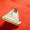 Insigna - NAVA - DDR , metal si email , L= 2,8 cm