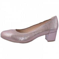 Pantofi dama, din piele naturala, marca Caprice, cod 9-22310-20-10-03, culoare roz, marimea 37.5 foto