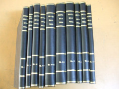 Biblioteca Marilor Procese 1923 - 1931 12 vol legate in 10 carti foto