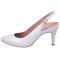 Pantofi dama, din piele naturala, marca Tamaris, cod 1-29604-20-k2, culoare alb, marimea 37