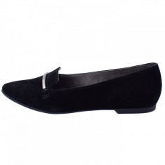 Pantofi dama, din piele naturala, marca s.culoare oliver, cod 5-24201-20-1, culoare negru, marimea 37 foto