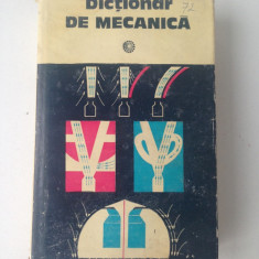Dictionar de mecanica/coordonator Acad. Caius Iacob/1980