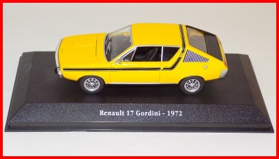 1972 - RENAULT 17 GORDINI (scara 1/43) ATLAS foto