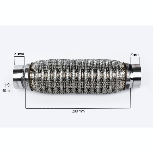 RACORD FLEXIBIL toba esapament SOFT FLEX (C) 45X200 MM IS-33732 foto mare RACORD FLEXIBIL toba esapament SOFT FLEX (C) 45X200 MM IS-33732 foto mare