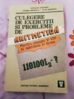 Culegere de exerciții și probleme de aritmetică, 10 lei foto