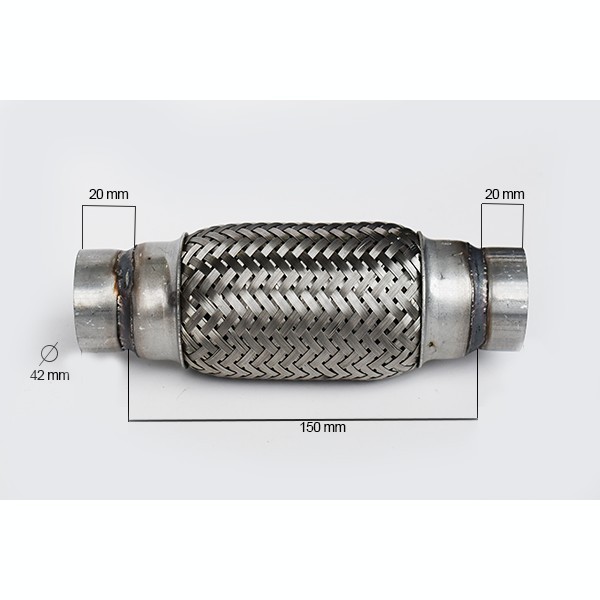 RACORD FLEXIBIL toba esapament INNER & OUTER BRAID (B) 42x150 MM IS-33733 foto mare RACORD FLEXIBIL toba esapament INNER & OUTER BRAID (B) 42x150 MM IS-33733 foto mare