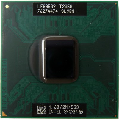 Procesor intel Core Duo Sl9bn T2050 1.6ghz 533mhz 2mb Cache Socket M foto