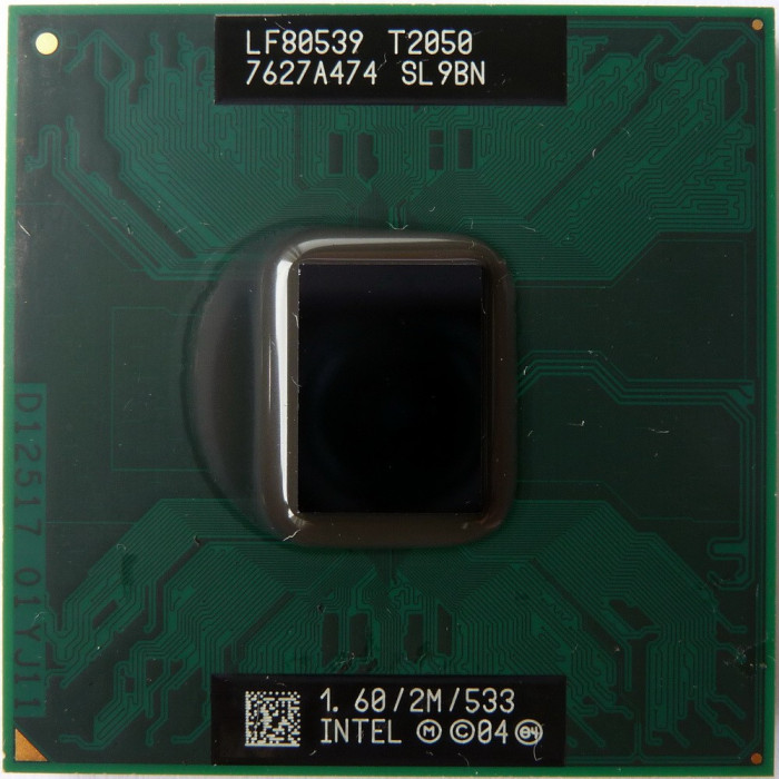 Procesor intel Core Duo Sl9bn T2050 1.6ghz 533mhz 2mb Cache Socket M