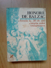 h4 Honore De Balzac-Femeia la 30 de ani*Istoria celor treisprezece foto