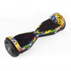 Hoverboard AirMotion H1 Yellow Graffiti 6,5 inch foto