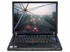 Laptop Lenovo Thinkpad R60 Dual Core T2400 RAM 2 GB HDD 160 GB 15 Inch foto