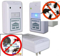 Pest Repeller, aparat contra soareci, gandaci, furnici, paianjeni, RIDDEX Plus foto