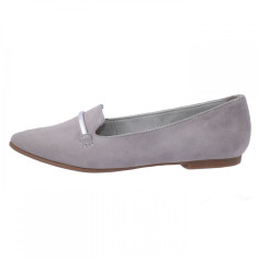 Pantofi dama, din piele naturala, marca s.culoare oliver, cod 5-24201-20-14, culoare gri, marimea 38 foto