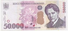 ROMANIA 50000 LEI 2000 UNC foto