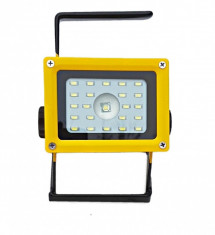 Proiector Portabil LED Acumulatori 18650 lampa lucru proiector si lanterna lupa foto
