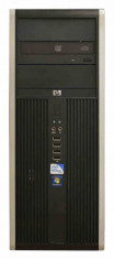 Calculator HP Elite 8000 Tower, Intel Core 2 Duo E7500 2.93 GHz, 4 GB DDR3, 250 GB HDD SATA, DVD-ROM, Windows 10 Pro, 3 Ani Garantie foto