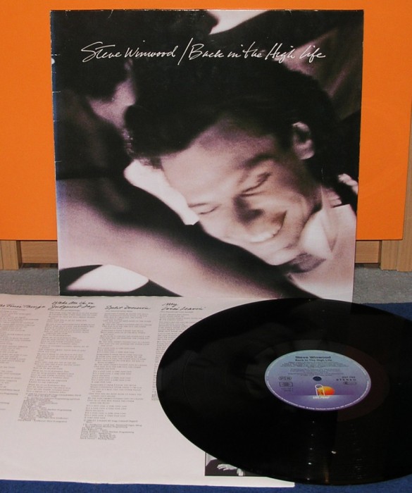 Steve Winwood (Traffic) - Back in the High Life, GER, VG+, disc vinyl vinil Steve Winwood (Traffic) - Back in the High Life, GER, VG+, disc vinyl vinil