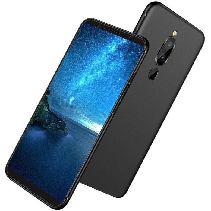 Husa silicon slim pentru Huawei Mate 10 Lite, Negru foto mare Husa silicon slim pentru Huawei Mate 10 Lite, Negru foto mare