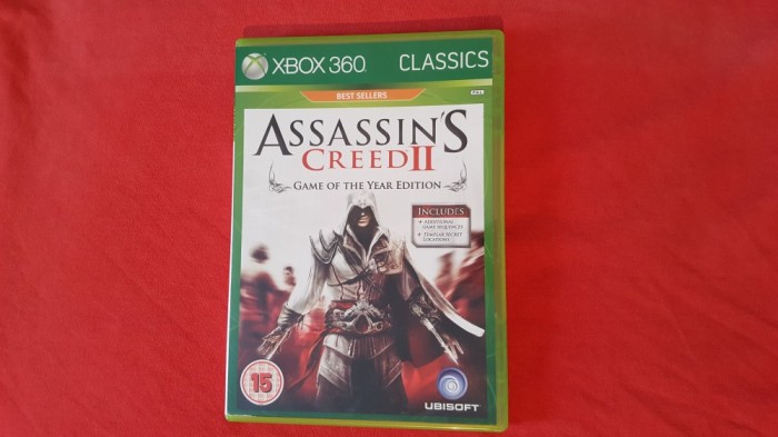 Joc Xbox 360 Assassins Creed 2 Game of the year Edition foto mare Joc Xbox 360 Assassins Creed 2 Game of the year Edition foto mare