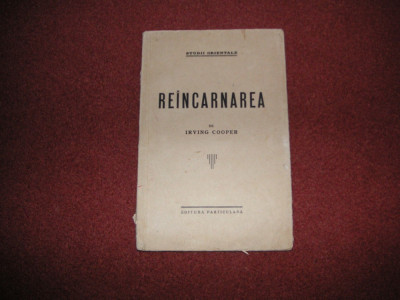 IRVING COOPER -REINCARNAREA - 1938 foto