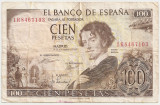 SPANIA 100 PESETAS 1965 VF