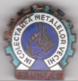 Insigna Fruntas in Colectarea metalor vechi