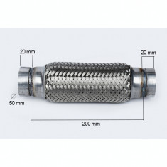 RACORD FLEXIBIL toba esapament OUTER BRAID (A) 50X200 MM IS-33745 foto